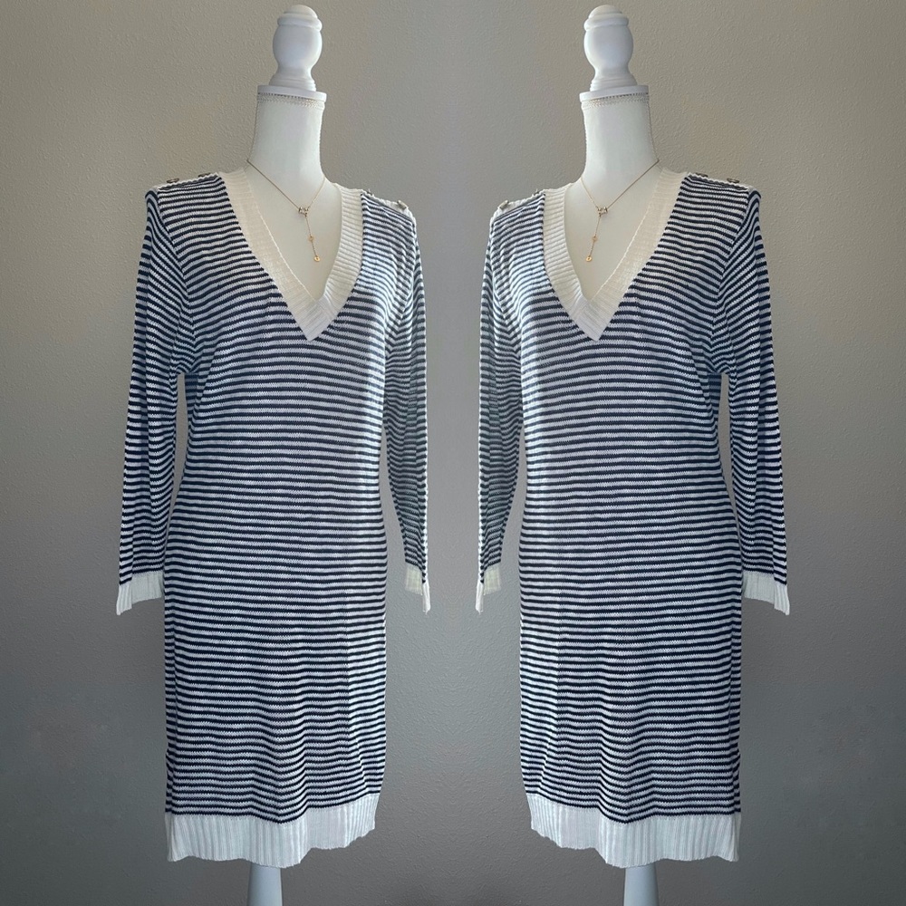 Cynthia rowley long knit dress long sleeves size S